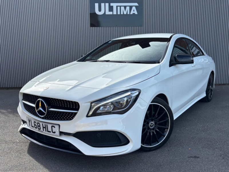 2019 Mercedes-Benz Cla 1.6 Cla200 Amg Line Night Edition Coupe Euro 6 (s/s) 4dr in White — image 1