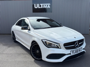 2019 Mercedes-Benz Cla 1.6 Cla200 Amg Line Night Edition Coupe Euro 6 (s/s) 4dr in White — image 4