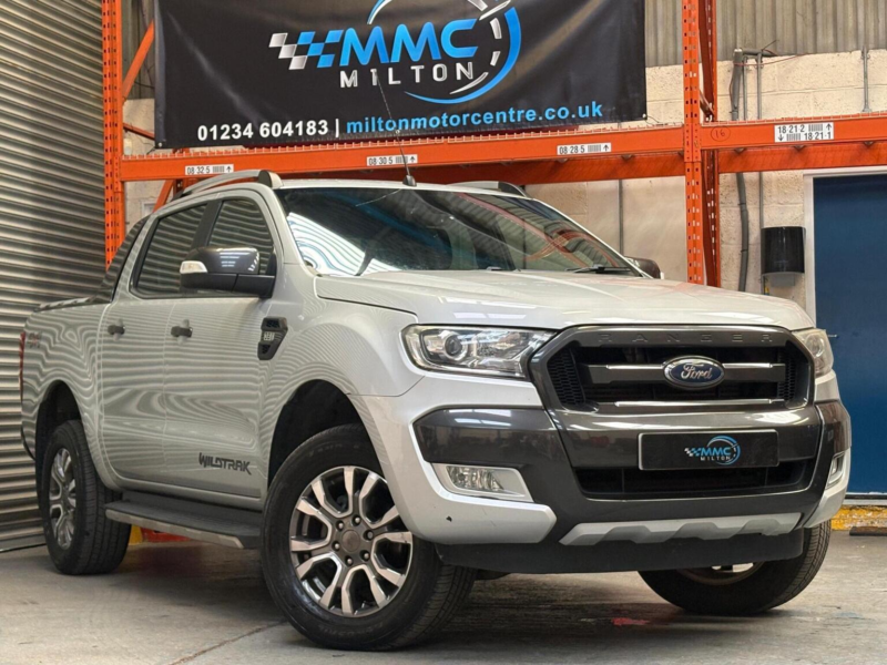 2017 Ford Ranger 3.2 Tdci Wildtrak Auto 4WD Euro 5 4dr in Silver — image 1