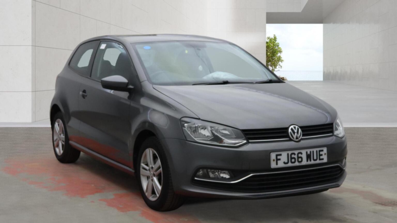 2016 Volkswagen Polo 1.0 Bluemotion Tech Match Euro 6 (s/s) 3dr in Grey — image 1