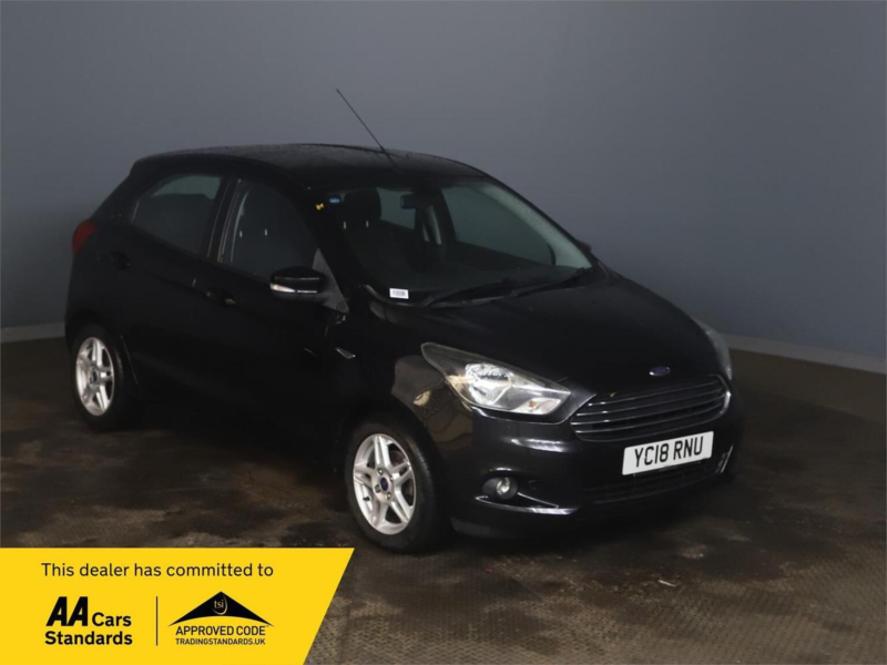 2018 Ford Ka+ 1.2 Ti-Vct Zetec Euro 6 5dr in Black — image 1