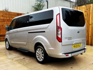2020 Ford Tourneo Custom L2 Lwb 7 SEAT Auto Wheelchair Accessible Disabled Access Vehicle Wav in Silver — image 5