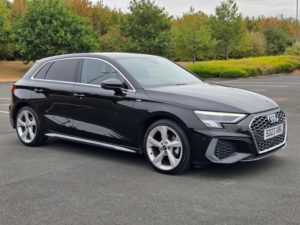 2023 Audi A3 2.0 Tdi 35 S Line Sportback S Tronic Euro 6 (s/s) 5dr in Black — image 4
