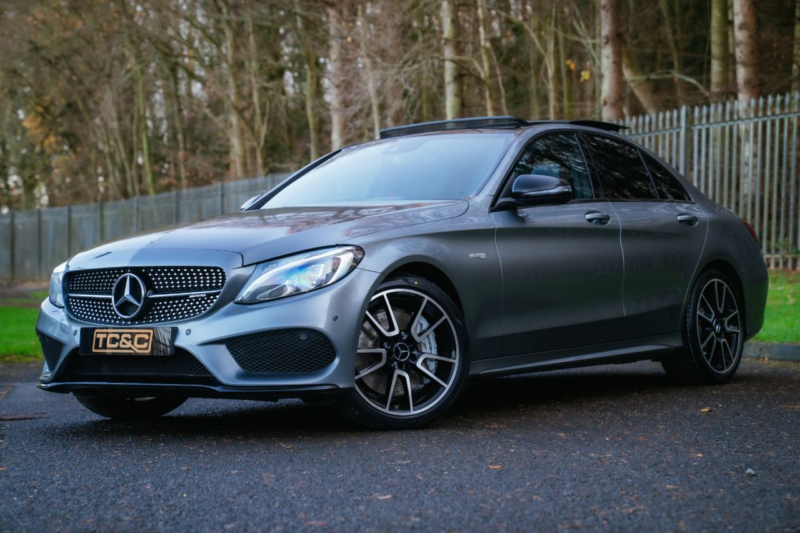 2018 Mercedes-Benz C-Class 3.0 C43 V6 Amg (premium Plus) Saloon 4dr Petrol G-Tronic+ 4matic Euro 6 (s/s) (367 Ps) in Grey — image 1