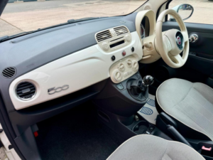 2015 Fiat 500 1.2 Lounge Euro 6 (s/s) 3dr in White — image 5