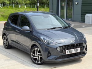 2021 Hyundai I10 1.2 Premium Auto Euro 6 (s/s) 5dr in Grey — image 5