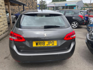 2018 Peugeot 308 Sw 1.5 Bluehdi Active Euro 6 (s/s) 5dr in Grey — image 6
