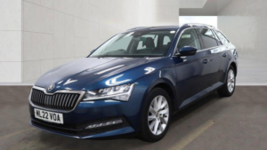 2022 Skoda Superb 2.0 Tdi Se Technology Euro 6 (s/s) 5dr in Blue — image 3