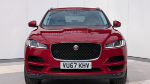 2017 Jaguar F-Pace 2.0 D240 Portfolio Auto AWD Euro 6 (s/s) 5dr in Red — image 2