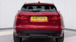 2017 Jaguar F-Pace 2.0 D240 Portfolio Auto AWD Euro 6 (s/s) 5dr in Red — image 5