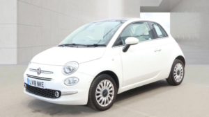 2018 Fiat 500 1.2 Lounge Hatchback 3dr Petrol Manual Euro 6 (s/s) (69 Bhp) in White — image 3