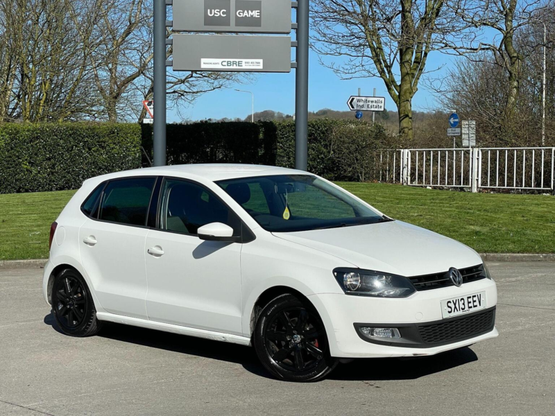 2013 Volkswagen Polo 1.4 Match Edition Euro 5 5dr in White — image 1
