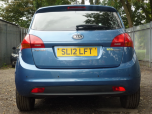 2012 Kia Venga 1.6 Ecodynamics 3 MPV 5dr Petrol Manual Euro 5 (s/s) (123 Bhp) in Blue — image 5