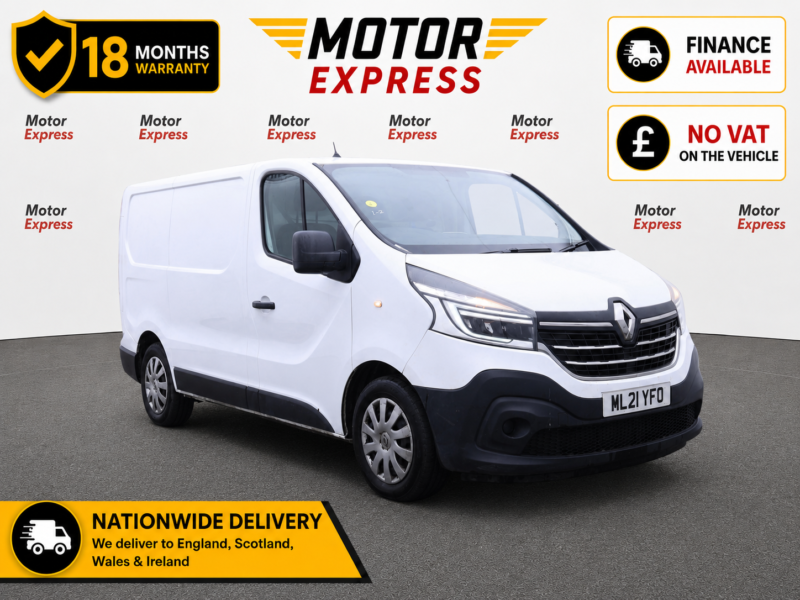 2021 Renault Trafic 2.0 Sl28 Energy Dci 120 Business+ My19 in White — image 1