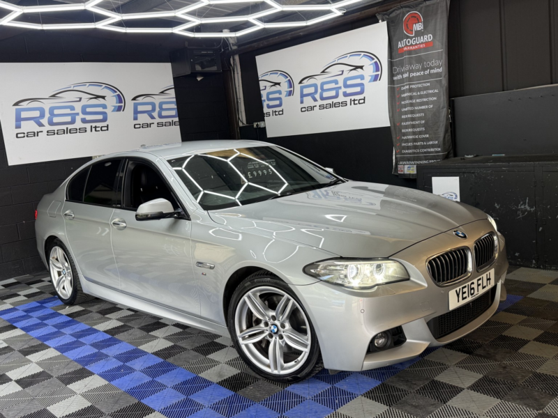 2016 BMW 5 Series 3.0 535d M Sport Saloon in Silver — image 1