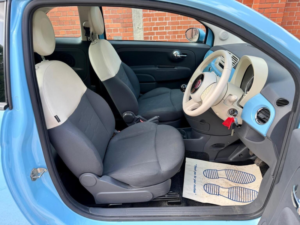 2012 Fiat 500 1.2 Lounge Euro 5 (s/s) 3dr in Blue — image 3