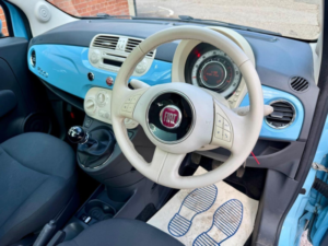 2012 Fiat 500 1.2 Lounge Euro 5 (s/s) 3dr in Blue — image 4