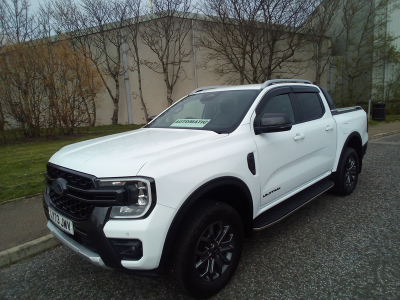 2023 Ford Ranger Ranger Wildtrak Double Cab 2.0l Ecoblue 205ps 4WD Ft 10 Speed Automatic in White — image 1