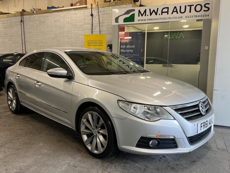 2012 Volkswagen Cc 2.0 Tdi Bluemotion Tech Gt Saloon 4dr Diesel DSG Euro 5 (s/s) (5 Seat) (140 Ps) in Silver — image 1