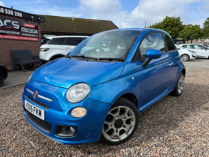 2015 Fiat 500 1.2 S Hatchback 3dr Petrol Manual Euro 6 (s/s) (69 Bhp) in Blue — image 2