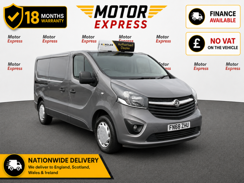 2018 Vauxhall Vivaro 1.6 Cdti 2700 Biturbo Ecotec Sportive in Grey — image 1
