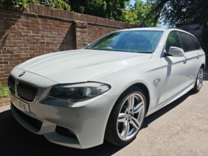 2012 BMW 5 Series 2.0 520i M Sport Touring Auto Euro 5 (s/s) 5dr in White — image 3