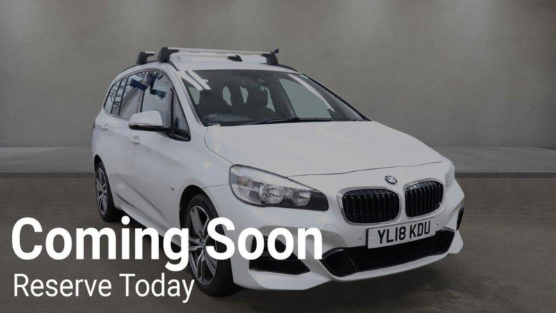 2018 BMW 2 Series Gran Tourer 2.0 220d M Sport Auto Euro 6 (s/s) 5dr in White — image 1