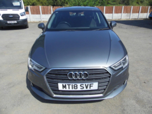 2018 Audi A3 2.0 Tdi Sport Sportback S Tronic Euro 6 (s/s) 5dr in Grey — image 2