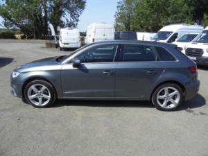 2018 Audi A3 2.0 Tdi Sport Sportback S Tronic Euro 6 (s/s) 5dr in Grey — image 4