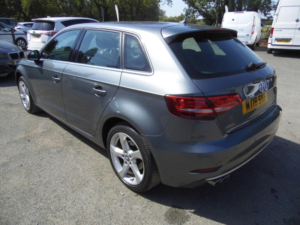 2018 Audi A3 2.0 Tdi Sport Sportback S Tronic Euro 6 (s/s) 5dr in Grey — image 5