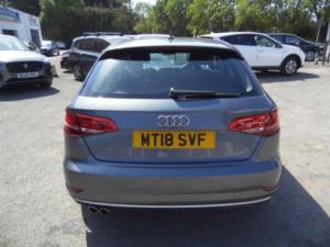 2018 Audi A3 2.0 Tdi Sport Sportback S Tronic Euro 6 (s/s) 5dr in Grey — image 6