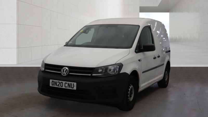 2020 Volkswagen Caddy 2.0 Tdi C20 Startline Panel Van 5dr Diesel Manual Swb Euro 6 102 Ps in White — image 1