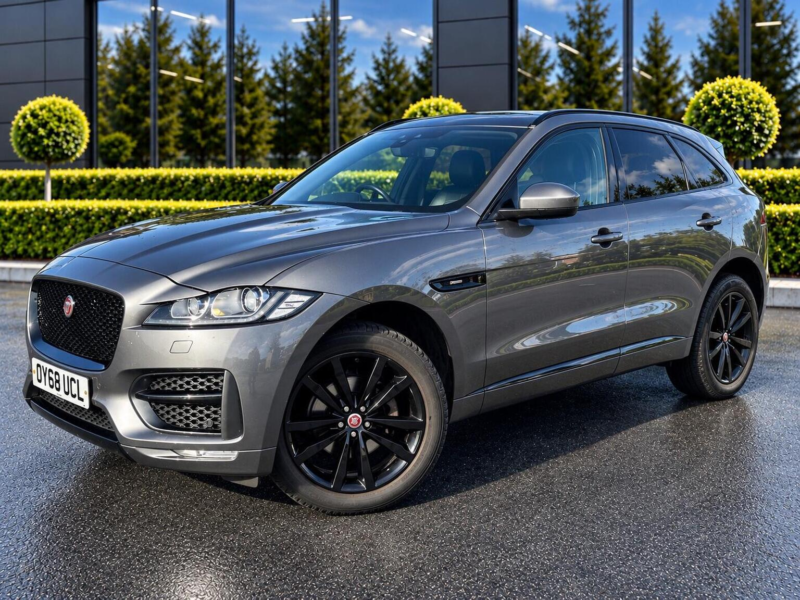 2018 Jaguar F-Pace 2.0 D180 R-Sport Auto AWD Euro 6 (s/s) 5dr in Grey — image 1