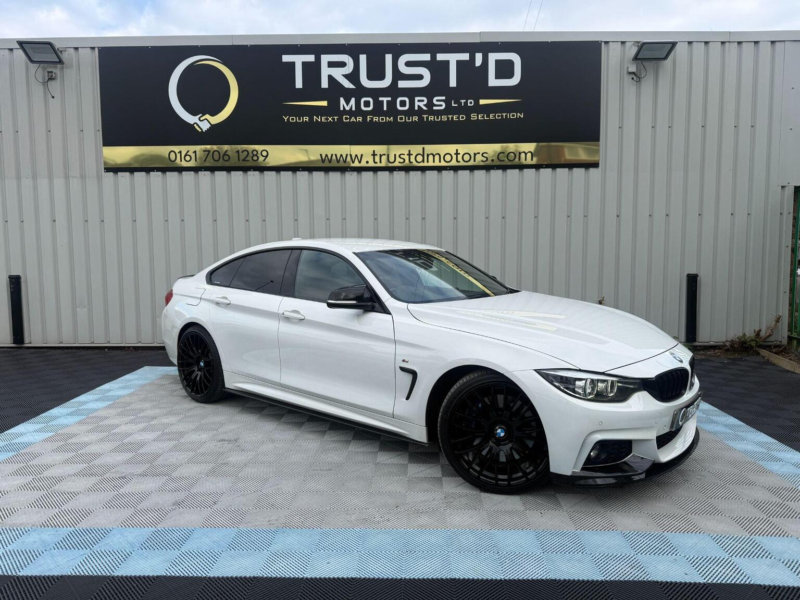 2019 BMW 4 Series Gran Coupe 3.0 430d M Sport Auto Euro 6 (s/s) 5dr in White — image 1