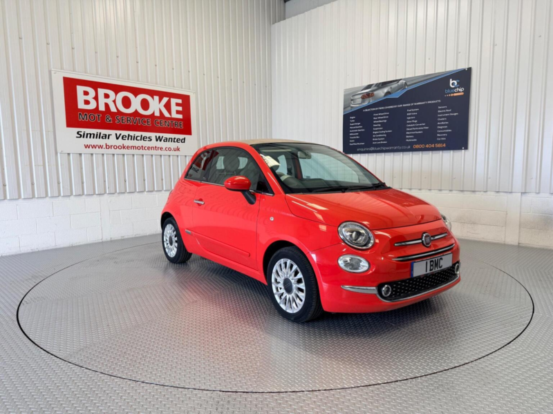 2016 Fiat 500c 1.2 Eco Lounge Euro 6 (s/s) 2dr in Pink — image 1