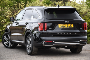 2021 Kia Sorento 1.6 H T-Gdi 4 SUV 5dr Petrol Hybrid Auto AWD Euro 6 (s/s) (226 Bhp) in Black — image 3