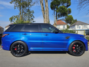 2018 Land Rover Range Rover Sport 5.0 P575 V8 Svr in Blue — image 2