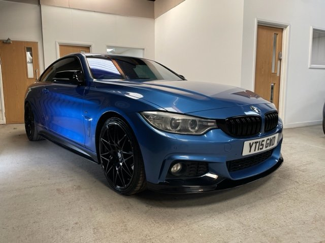 2015 BMW 4 Series 2.0 420d M Sport Coupe in Blue — image 1