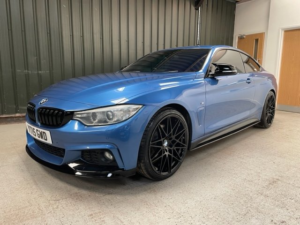 2015 BMW 4 Series 2.0 420d M Sport Coupe in Blue — image 3