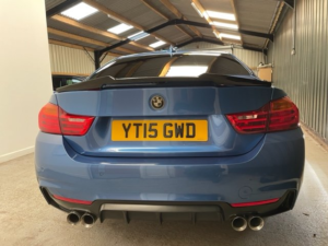 2015 BMW 4 Series 2.0 420d M Sport Coupe in Blue — image 6
