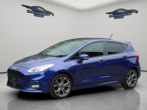 2018 Ford Fiesta 1.0t Ecoboost St-Line X Euro 6 (s/s) 5dr in Blue — image 3