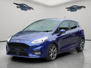 2018 Ford Fiesta 1.0t Ecoboost St-Line X Euro 6 (s/s) 5dr in Blue — image 5