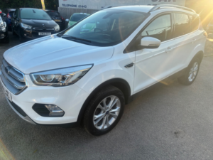 2018 Ford Kuga 1.5t Ecoboost Titanium SUV 5dr Petrol Manual 2WD Euro 6 (s/s) (150 Ps) in White — image 3