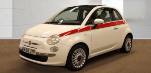 2012 Fiat 500 0.9 Twinair Lounge Euro 5 (s/s) 3dr in White — image 3