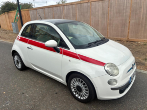 2012 Fiat 500 0.9 Twinair Lounge Euro 5 (s/s) 3dr in White — image 6