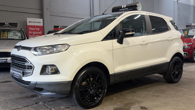 2017 Ford Ecosport 1.0 T Ecoboost Titanium S White 5dr Part Leather+cruise+privacy in White — image 1