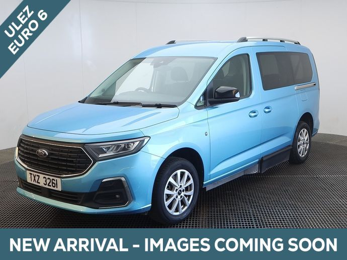 2024 Ford Tourneo Connect Side Entry Passenger Up Front Wheelchair Accessible Disabled Access Vehicle Wav in Blue — image 1