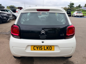 2015 Citroen C1 1.2 Puretech Feel Hatchback 3dr Petrol Manual Euro 6 (82 Ps) in White — image 3
