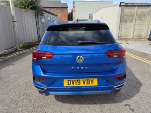 2019 Volkswagen T-Roc 2.0 Tdi R-Line Euro 6 (s/s) 5dr in Blue — image 5