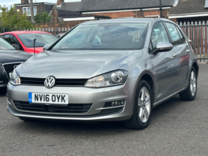 2016 Volkswagen Golf 1.4 Tsi Bluemotion Tech Match Edition Hatchback 5dr Petrol Manual Euro 6 (s/s) (125 Ps) in Silver — image 2